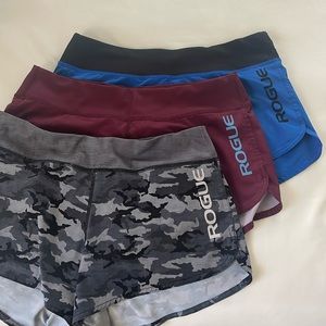 Set of 3 - womens rogue shorts size large